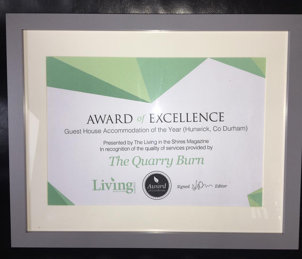 The Quarry Burn Guest House & Restaurant Hunwick Exteriér fotografie